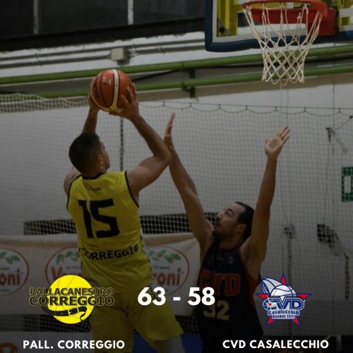 Pall. Correggio - CVD Casalecchio 63-58