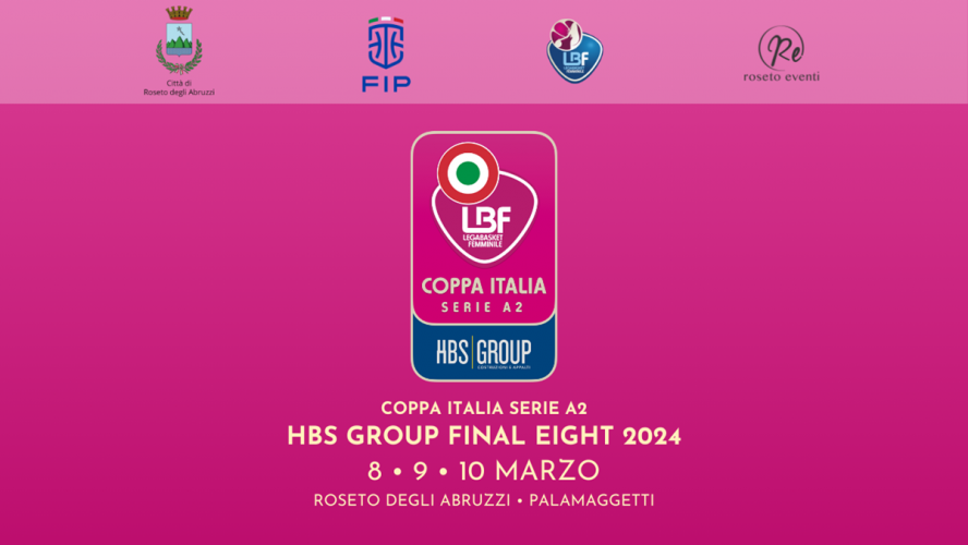 Il programma delle partite della HBS Group Final Eight Coppa Italia Serie A2 Femminile