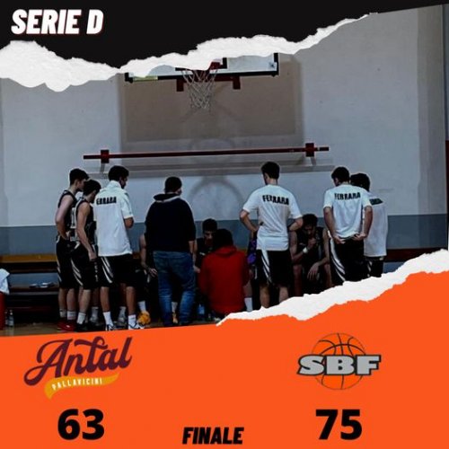 Antal Pallavicini  vs  Scuola Basket Ferrara   63  75