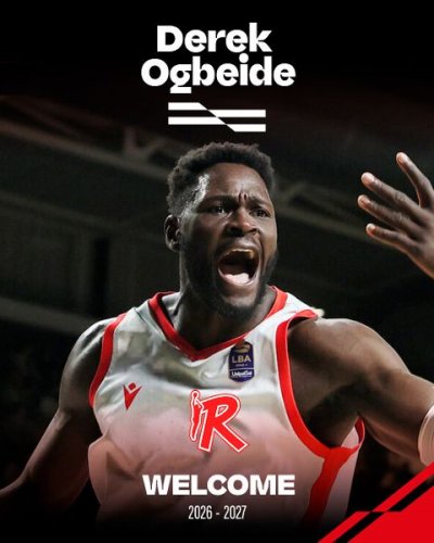 Derek Ogbeide è il primo volto nuovo della UNA Hotels Reggio Emilia per la stagione 2026/