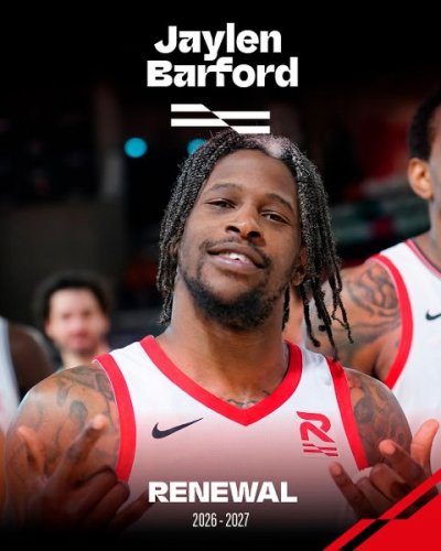 Jaylen Barford rimarr� in biancorosso per la terza stagione consecutiva