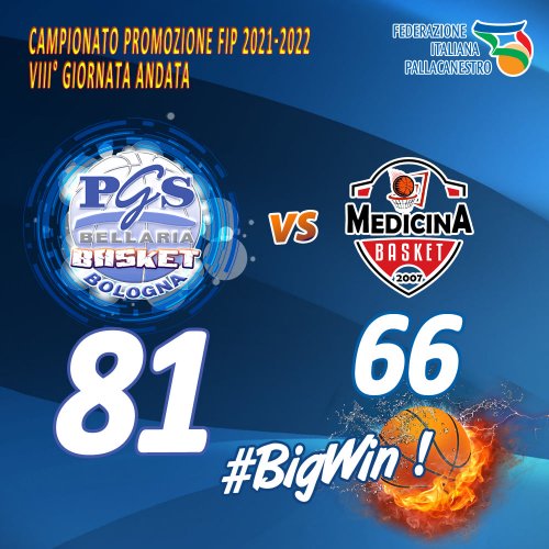 PGS Bellaria  - Medicina Basket 2007    81 - 66