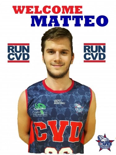 Matteo Papotti è un nuovo giocatore del CVD Club Basket Casalecchio.