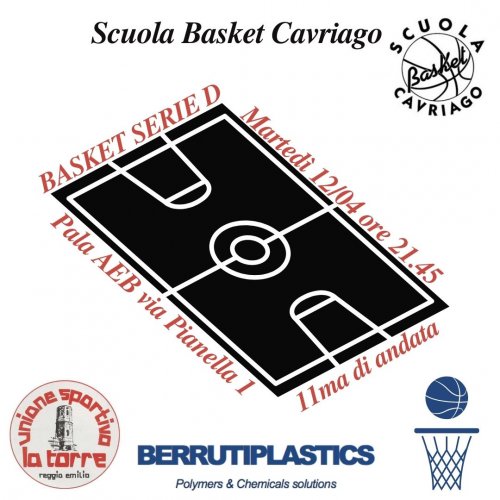 Scuole Basket Cavriago vs  Berrutiplastics U.S. La Torre 73-55