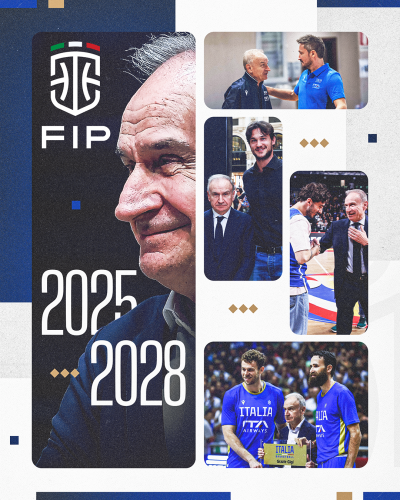 Giovanni Petrucci confermato Presidente della FIP con il 70.83% delle preferenze
