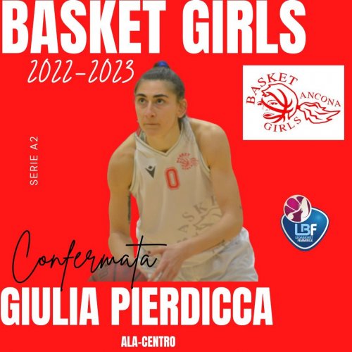 Giulia Pierdicca (Basket Girls Ancona): Il recupero dall’infortunio e poi di nuovo in biancorosso