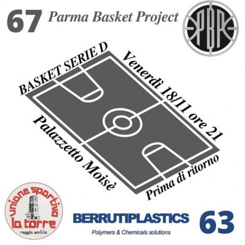 Parma Basket Project   vs  Berrutiplastics U.S. La Torre  Reggio Emilia   67  -   63