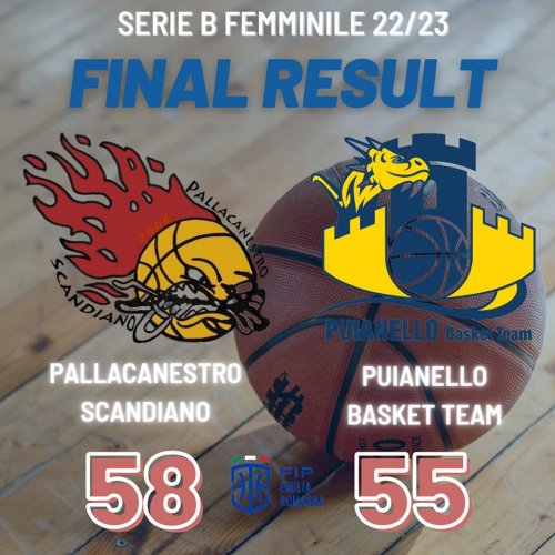 Pallacanestro Scandiano -Puianello Basket Team Chemco  58-55