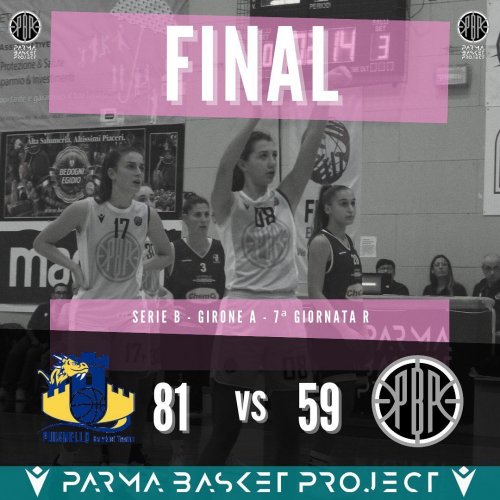 Puianello Basket Team Chemco - Parma Basket Project 81-59