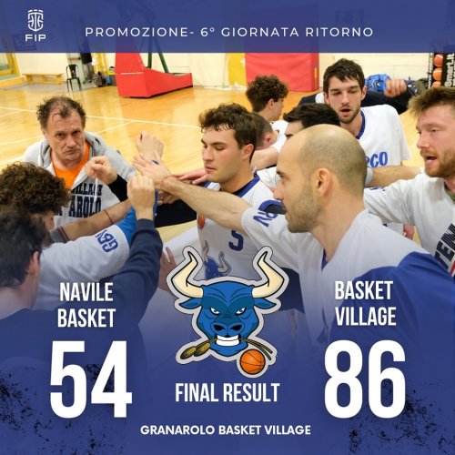 Navile Basket Bologna -  Pallacanestro Granarolo 54-86 (18-15; 33-43; 38-72)
