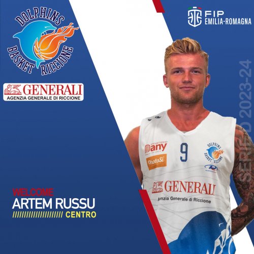 Diamo il benvenuto nei Dolphins Basket Riccione  ad Artem Russu