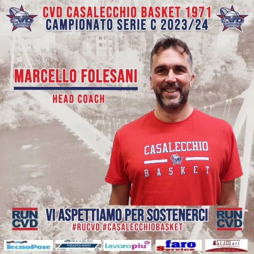 CVD Basket Club Casalecchio di Reno - Marcello Folesani  il nuovo coach