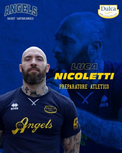 Luca Nicoletti sar il preparatore fisico del Dulca Angels Basket Santarcangelo !