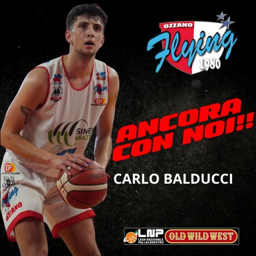 Carlo Balducci far parte del Roster dei New Flying Balls Ozzano 2023/24.