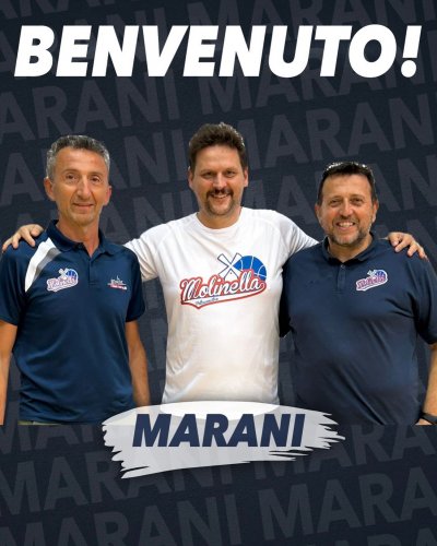 Non c' due senza tre: Fabrizio - Biccio - Marani nello Staff della Pallacanestro Molinella