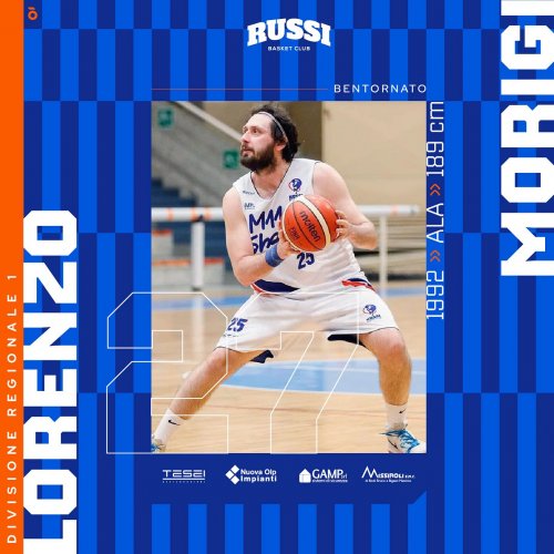 Basket Club Russi  - : Lorenzo  Morigi torna  a casa