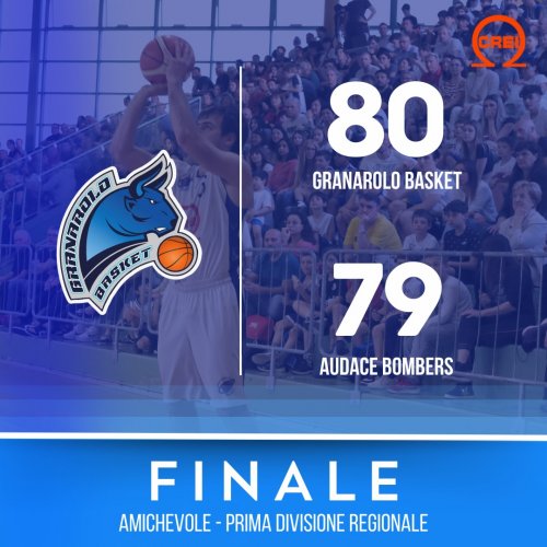 Granarolo Basket vs  Audace Bombers Bologna 80 - 79