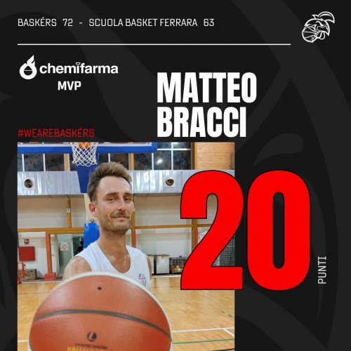 Baskrs Chemifarma Forlimpopoli  &#8211;  Scuola Basket Ferrara  72-63