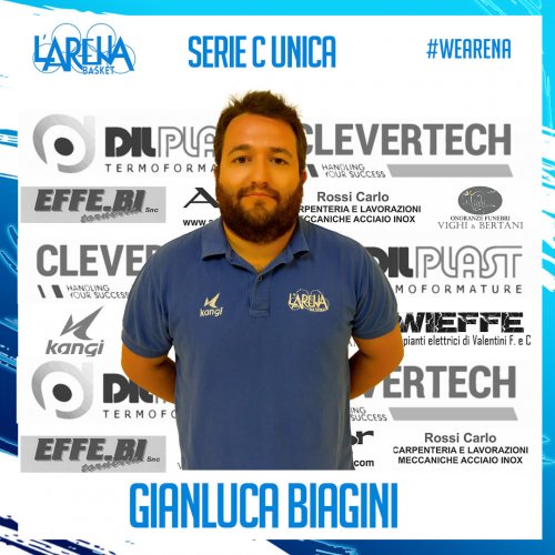 Dilplast Clevertech Basket L'Arena Montecchio   - Biagini Gianluca sar il vice allenatore della prima squadra