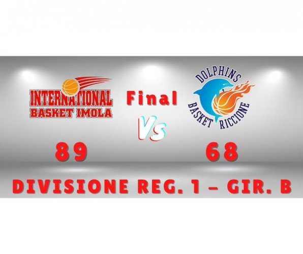 International Basket  Imola  vs Dolphins Riccione  89 - 68