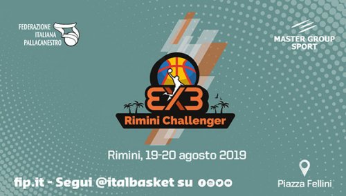 Il grande basket internazionale 3x3 a Rimini, 19-20 agosto