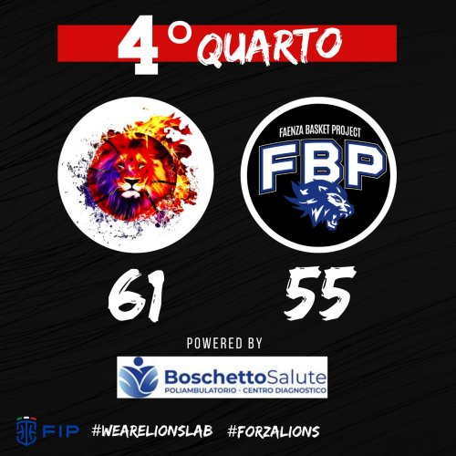 Lions Academy Coriano  vs Faenza  Basket Project 61 - 55