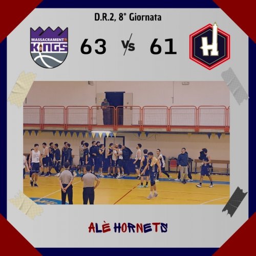 Massacramento Kings - Hornets Basket Bologna 63-61