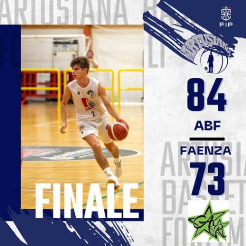 Artusiana Basket Forlimpopoli 84    Raggisolaris Academy Faenza 73