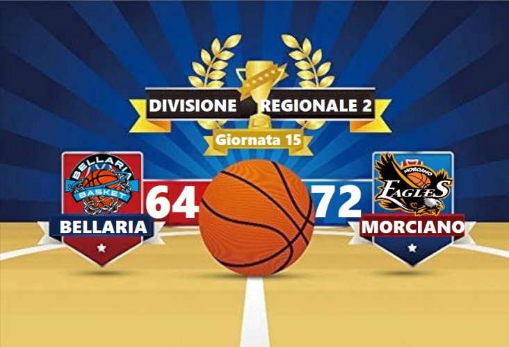 Bellaria Basket  - Morciano Eagles Basket  64 - 72