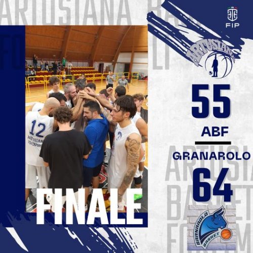 Artusiana Basket Forlimpopoli- 55   Granarolo Basket Village- 64