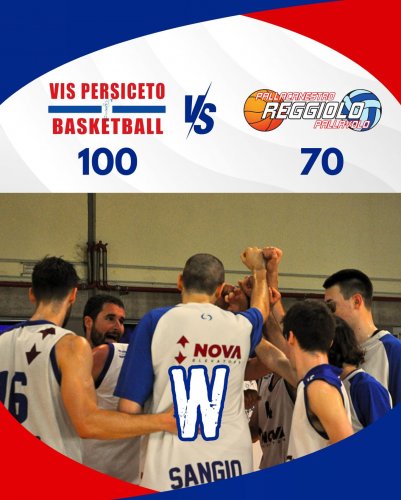 Vis Basket Persiceto - Pallacanestro Reggiolo 100-70