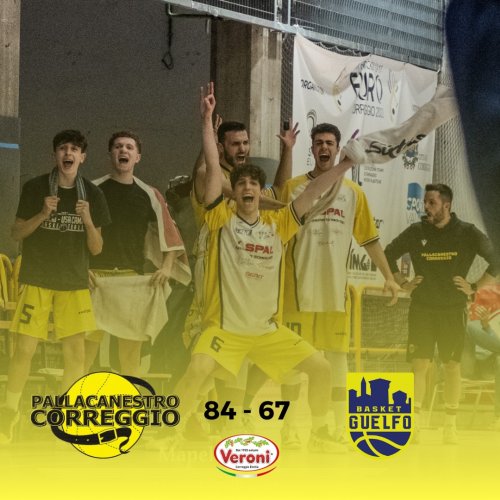 Pallacanestro  Correggio - Guelfo  Basket 84-67