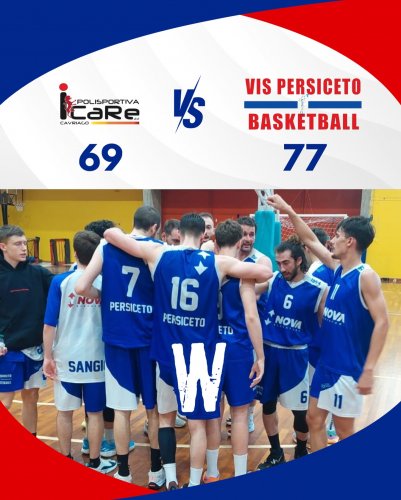 Icare Cavriago - Vis Basket Persiceto 69-77