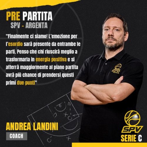 Il Pre - Partita di Andrea Landini  -  Capo Allenatore Roadhouse Vignola