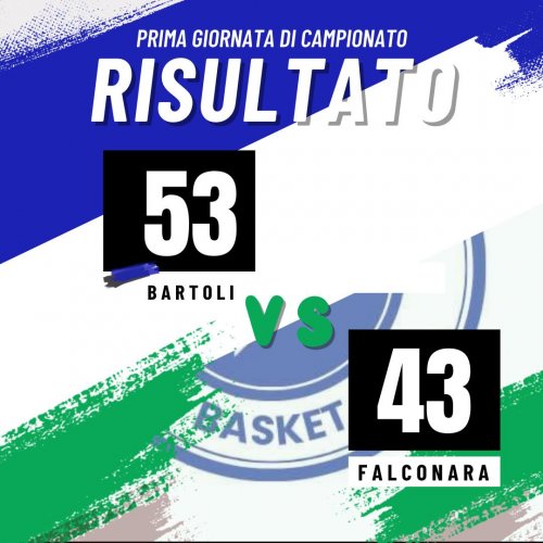 Bartoli Mechanics MBA Fossombrone  vs Falconara Basket 53 - 43