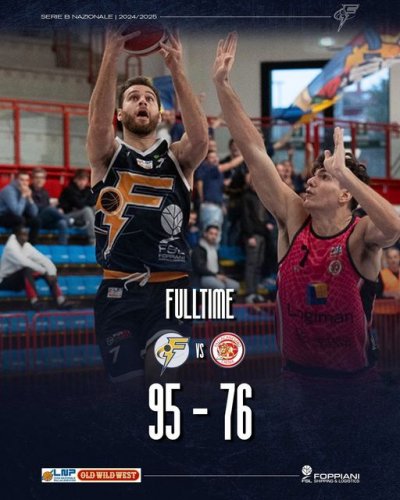 Foppiani Fulgor Fidenza  vs  Logiman Crema  18-20; 50-39; 72-56; 95-76