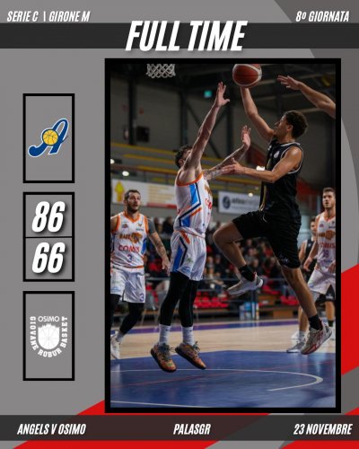 Angels Dulca Santarcangelo - Robur Basket Osimo 86 - 66