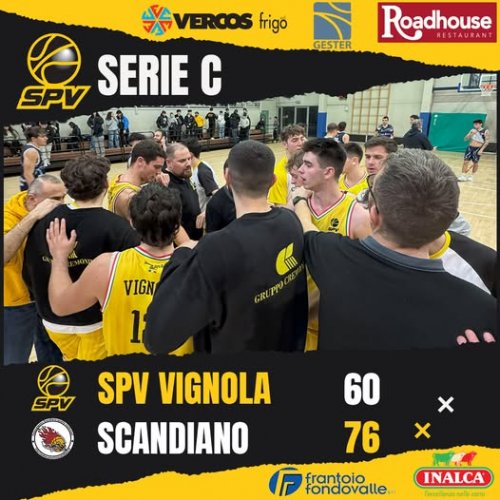 Roadhouse Vignola - Pallacanestro Scandiano 60 - 76
