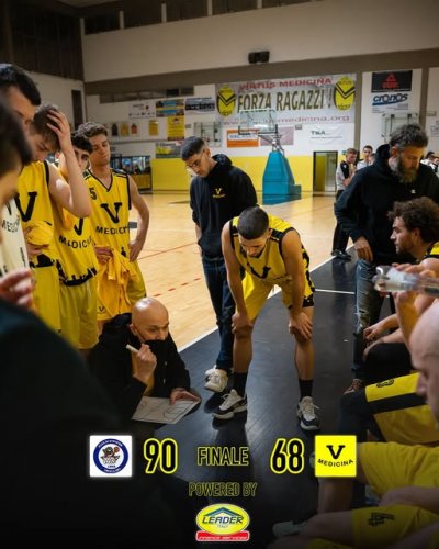 Pallacanestro Novellara 90   Virtus Medicina  68   (16-13; 42-35; 67-52)