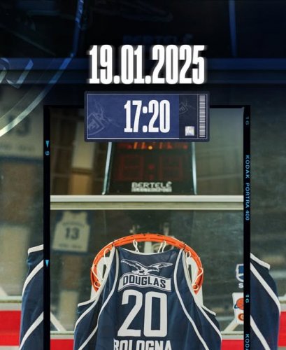 Pallacanestro Fortitudo Bologna - Si gioca e ci si emoziona, al PalaDozza. Alle 17:20 il ritiro della maglia di Ruben Douglas