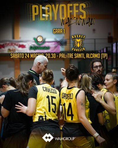 L' attesa  finita !  tempo di play - off Nazionali . Oggi gara1 tra Basket Golfo  e Basket Cavezzo
