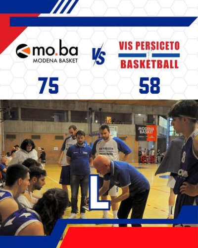 Modena Basket - Vis Basket Persiceto  75 &#8211; 58
