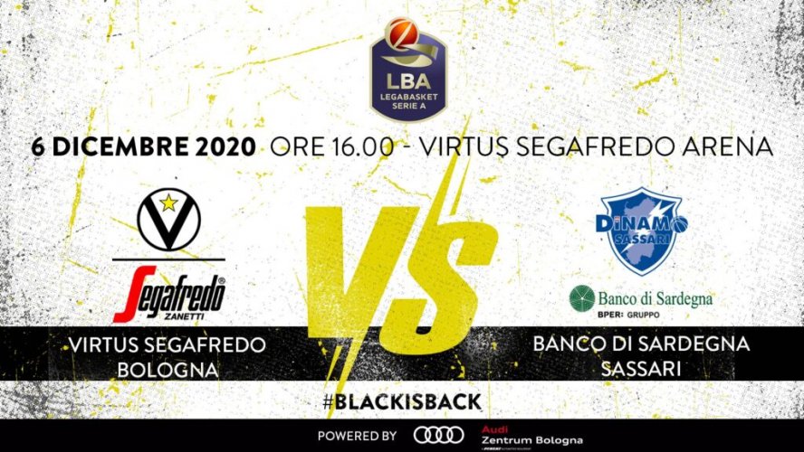 LBA : 10 a Giornata  Virtus Segafredo Bologna vs Banco di Sardegna Sassari