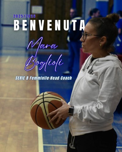 Pallacanestro Scandiano -  Mara Boglioli  la nuova Head Coach della Serie B Femminile !