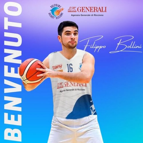 Dolphins Riccione Basket -  Un nuovo volto nel roster riccionese: arriva la firma di Filippo Bollini.