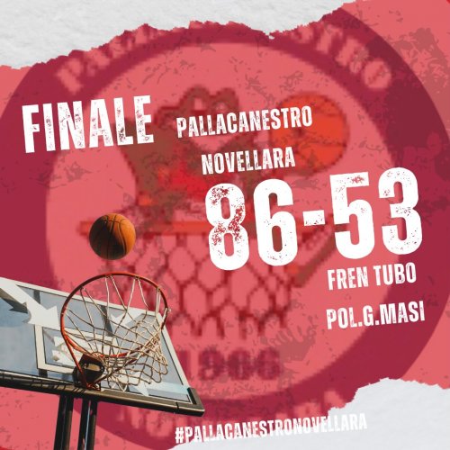 Pallacanestro Novellara - Polisportiva G. Masi Fren Tubo  Casalecchio di Reno  86 – 53