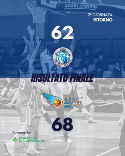 Lusa Basket Massa  - AICS Junior Bsket Forl�  62-68 (10-12; 19-33; 44-51; 62-68)
