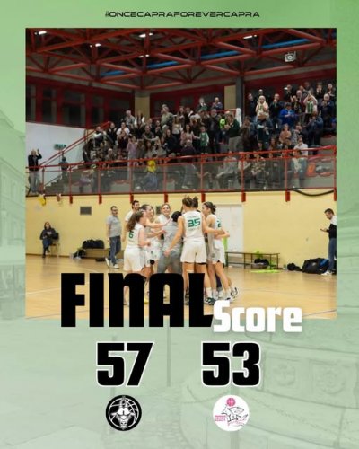 Capra Basket Team Ravenna - Happy Basket Rimini 57  -  53