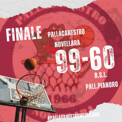 Pallacanestro Novellara - BSL  Pallacanestro Pianoro  99 – 60