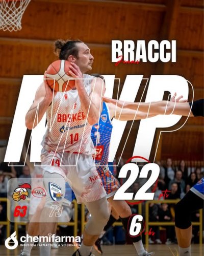 Chemifarma Bask�rs Forlimpopoli  vs  B - Chem Virtus  Civitanova Marche  63-73 (10-18, 23-38, 44-56, 63-73)